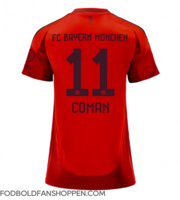 Bayern Munich Kingsley Coman #11 Hjemmebanetrøje Dame 2024-25 Kortærmet